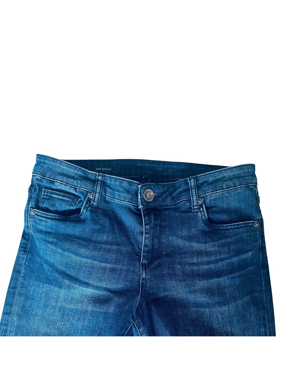 Med-Dark Blue Women's Kut from the Kloth “Baby Bootcut”Jeans Size 10 Exc.Cond - Picture 3 of 14